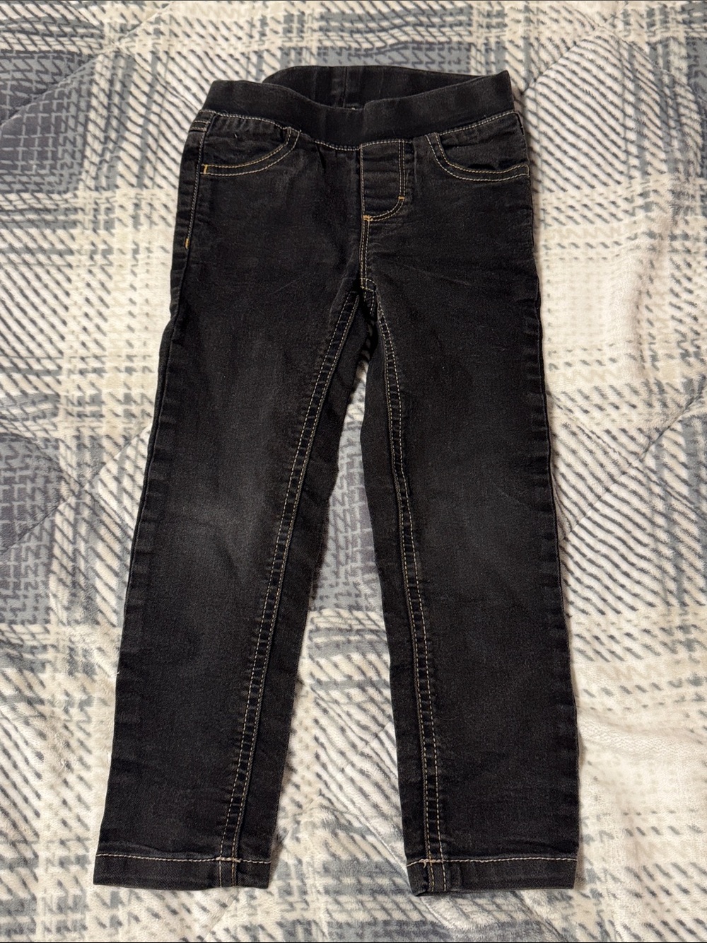 Girls Black Skinny Stretch Jeans
